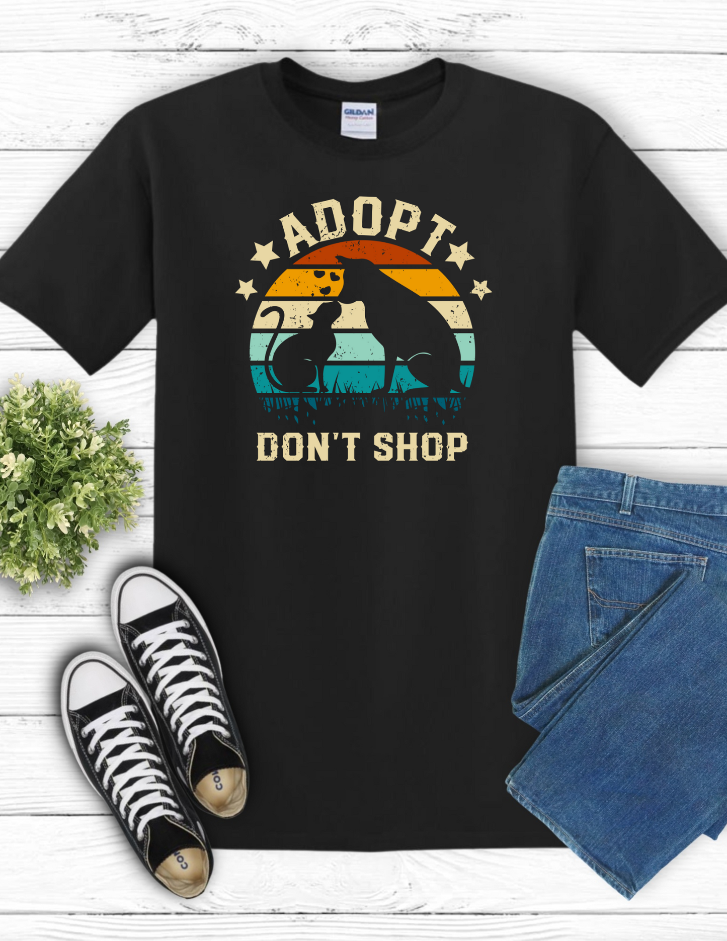 Adopt, Don't Shop (black)