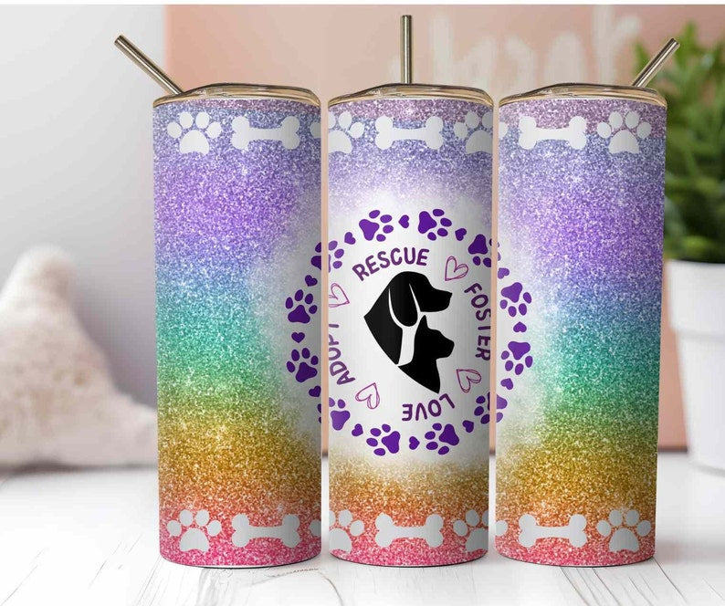 Love Adopt Rescue Foster TUMBLER