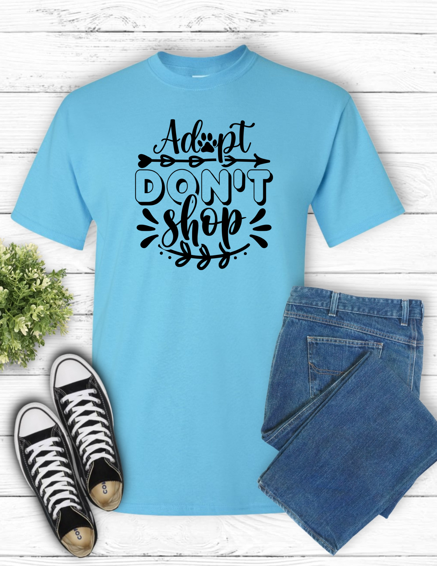 Adopt Don't Shop (Blue)