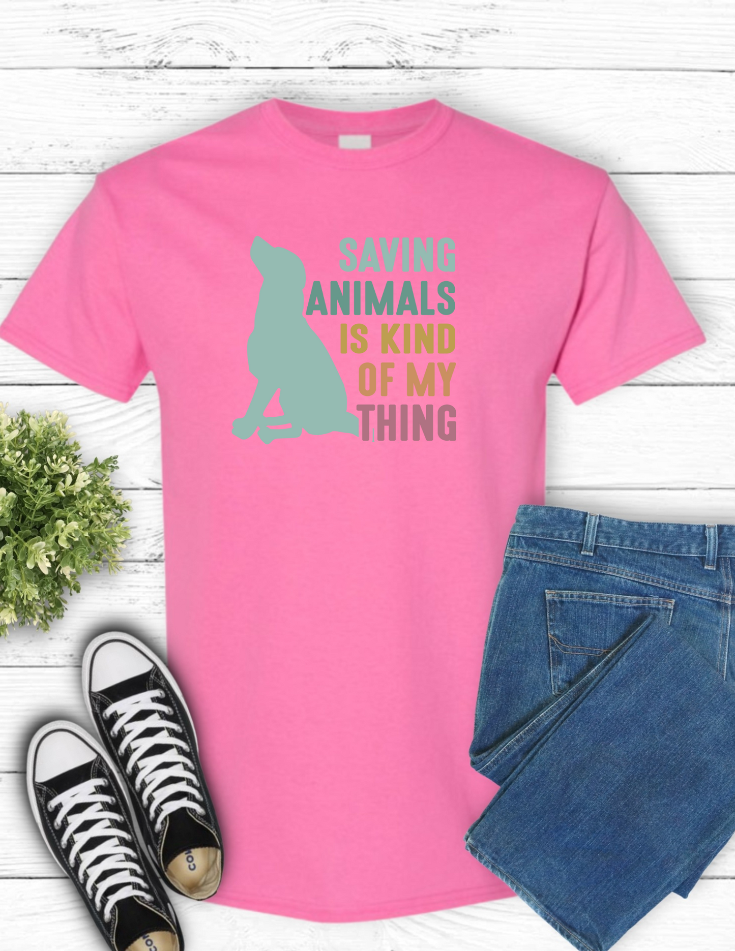 Saving Animals (pink)
